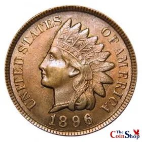 1896 Indian Head Cent | Premium Wholesale Collectible Indian Head Cents  | The Coin Shop