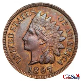 1897 Indian Head Cent | Premium Wholesale Collectible Indian Head Cents  | The Coin Shop