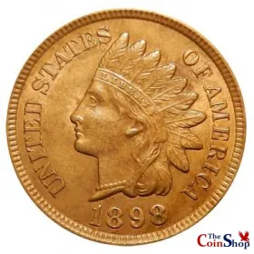 1898 Indian Head Cent | Premium Wholesale Collectible Indian Head Cents  | The Coin Shop