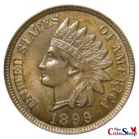 1899 Indian Head Cent | Premium Wholesale Collectible Indian Head Cents  | The Coin Shop