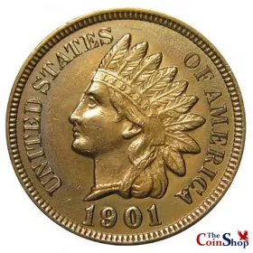 1901 Indian Head Cent | Premium Wholesale Collectible Indian Head Cents  | The Coin Shop