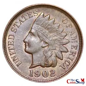 1902 Indian Head Cent | Premium Wholesale Collectible Indian Head Cents  | The Coin Shop
