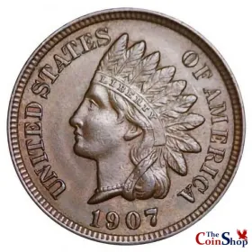 1907 Indian Head Cent | Premium Wholesale Collectible Indian Head Cents  | The Coin Shop