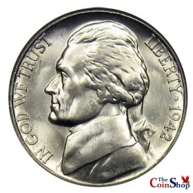 1942-S Silver Jefferson Nickel