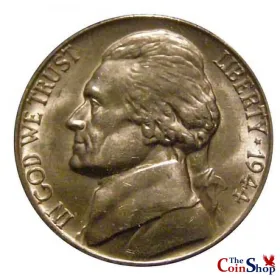 1944-P Silver Jefferson Nickel