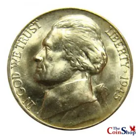 1945-P Silver Jefferson Nickel