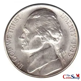 1945-S Silver Jefferson Nickel