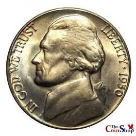 1950-D Jefferson Nickel Key Date