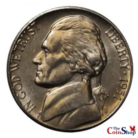 1951-S Jefferson Nickel