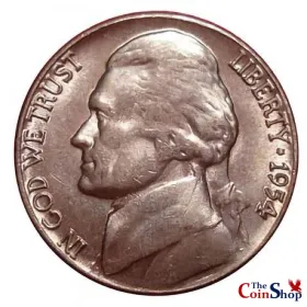 1954-D Jefferson Nickel