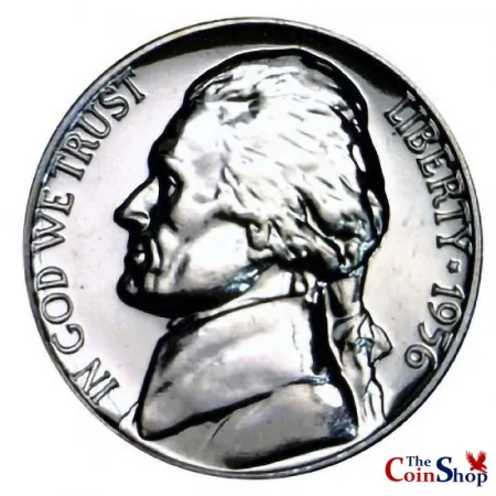 1956-P Jefferson Nickel
