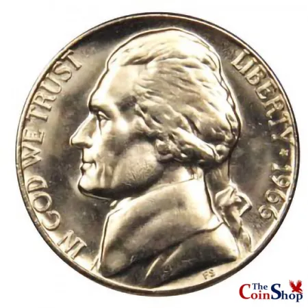 1966-P SMS Jefferson Nickel (Special Mint Strike)