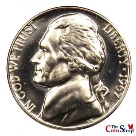 1967-P SMS Jefferson Nickel (Special Mint Strike)