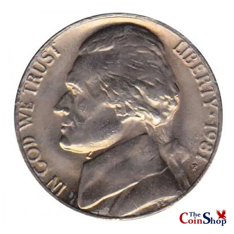 1981 P Jefferson Nickel Grade Uncirculated