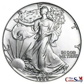 1988 American Silver Eagle UNC | Premium Wholesale Collectible American Silver Eagles UNC | The Coin Shop
