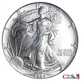 1994 American Silver Eagle BU | Premium Wholesale Collectible American Silver Eagles BU | The Coin Shop