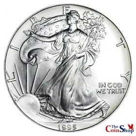1995 American Silver Eagle BU | Premium Wholesale Collectible American Silver Eagles BU | The Coin Shop