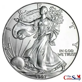 1997 American Silver Eagle BU | Premium Wholesale Collectible American Silver Eagles BU | The Coin Shop