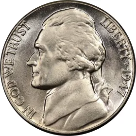 1947-D Jefferson Nickel