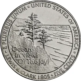 2005-D Jefferson Nickel Ocean In View