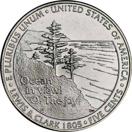 2005-P Jefferson Nickel Ocean In View