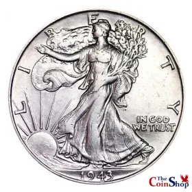 1943-P Walking Liberty Half Dollar | Collectible U.S. Half Dollars At Wholesale Prices | The Coin Shop