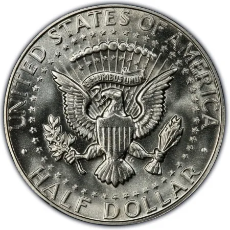 1966 Kennedy SMS 40% Silver Half Dollar 