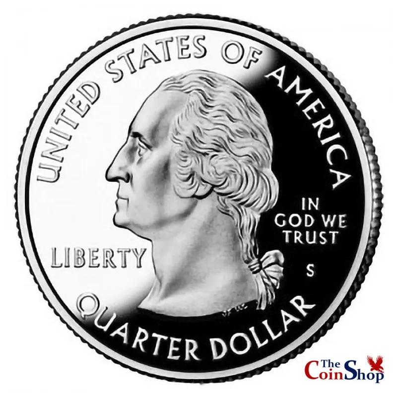 2010S Proof Mount Hood National Park Quarter Premium Collectible