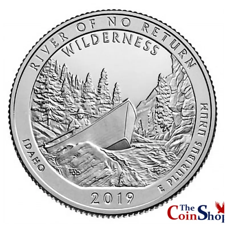 2019 S Silver Proof Frank Church River of No Return Wilderness Idaho National Park NP Quarter GEM Proof US Mint