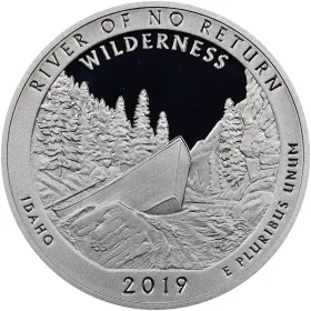2019-S Frank Church River Of No Return Wilderness Silver Proof Quarter