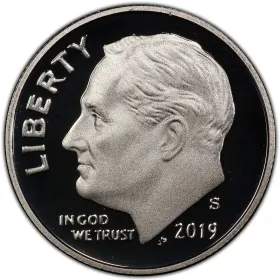 2019-S Silver Proof Roosevelt Dime