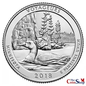 2018-D Voyageurs National Park Quarter