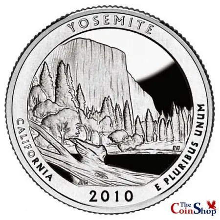 2010-S Silver Yosemite National Park Quarter Proof