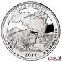 2010-S Silver Yellowstone National Park Quarter Proof