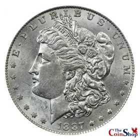 1887-O Morgan Silver Dollar | Collectible Morgan Silver Dollars At Wholesale Prices | The Coin Shop