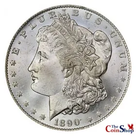 1890-O Morgan Silver Dollar | Collectible Morgan Silver Dollars At Wholesale Prices | The Coin Shop