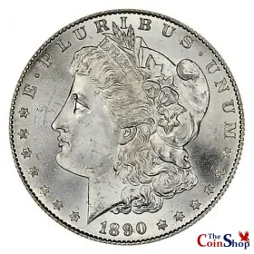 1890-S Morgan Silver Dollar | Collectible Morgan Silver Dollars At Wholesale Prices | The Coin Shop