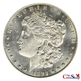 1893-CC Morgan Silver Dollar 1893-CC Morgan Silver Dollar | Collectible Morgan Silver Dollars At Wholesale Prices | The Coin Shop