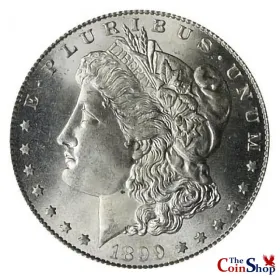 1899-S Morgan Silver Dollar | Collectible Morgan Silver Dollars At Wholesale Prices | The Coin Shop