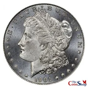 1901-O Morgan Silver Dollar | Collectible Morgan Silver Dollars At Wholesale Prices | The Coin Shop