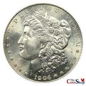 1904-S Morgan Silver Dollar | Collectible Morgan Silver Dollars At Wholesale Prices | The Coin Shop