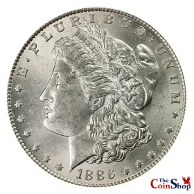 1886-O Morgan Silver Dollar | Collectible Morgan Silver Dollars At Wholesale Prices | The Coin Shop