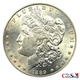 1889-CC Morgan Silver Dollar | Collectible Morgan Silver Dollars At Wholesale Prices | The Coin Shop