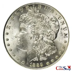 1889-P Morgan Silver Dollar | Collectible Morgan Silver Dollars At Wholesale Prices | The Coin Shop