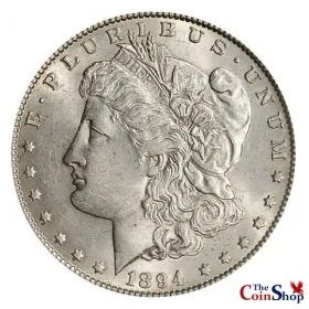 1894-P Morgan Silver Dollar | Collectible Morgan Silver Dollars At Wholesale Prices | The Coin Shop