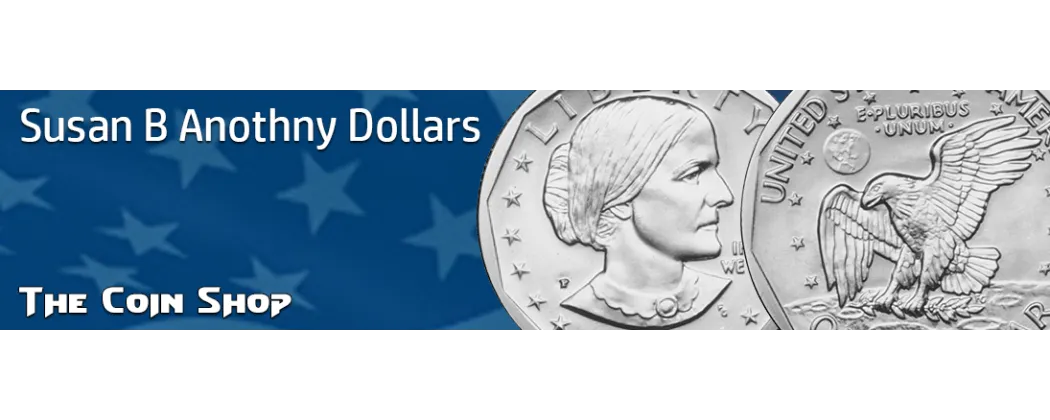 Susan B Anthony Dollars  (1979-81, 1999)  | The Coin Shop